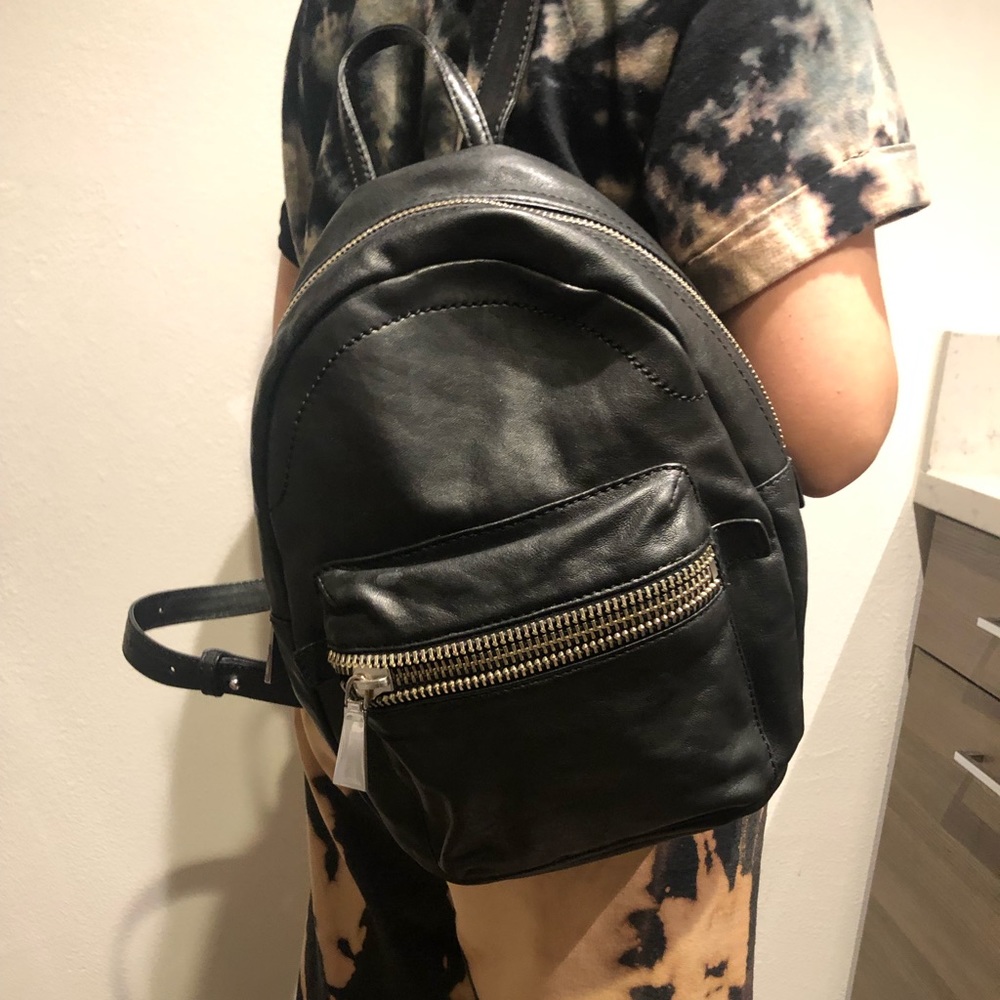 Frye leather trendy  backpack